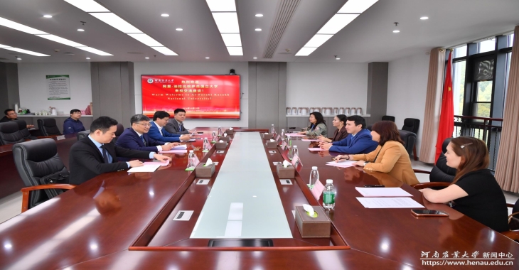 阿里—法拉比哈萨克国立大学副校长马尔胡兰·伊布拉伊莫夫来校访问交流